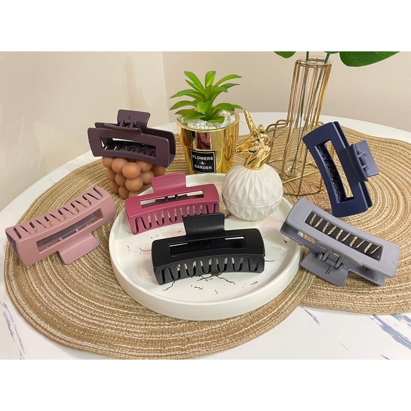 Big Korean Hair Claws Matte Hair Clamp (COD) Shopee Philippines