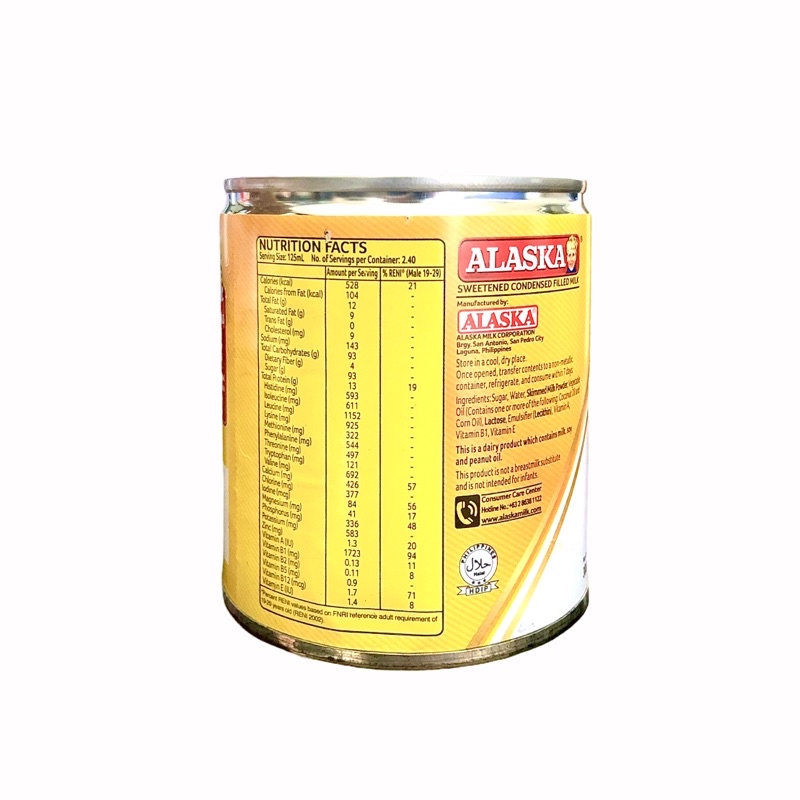 Alaska Condensed Milk Nutrition Facts Home Alqu