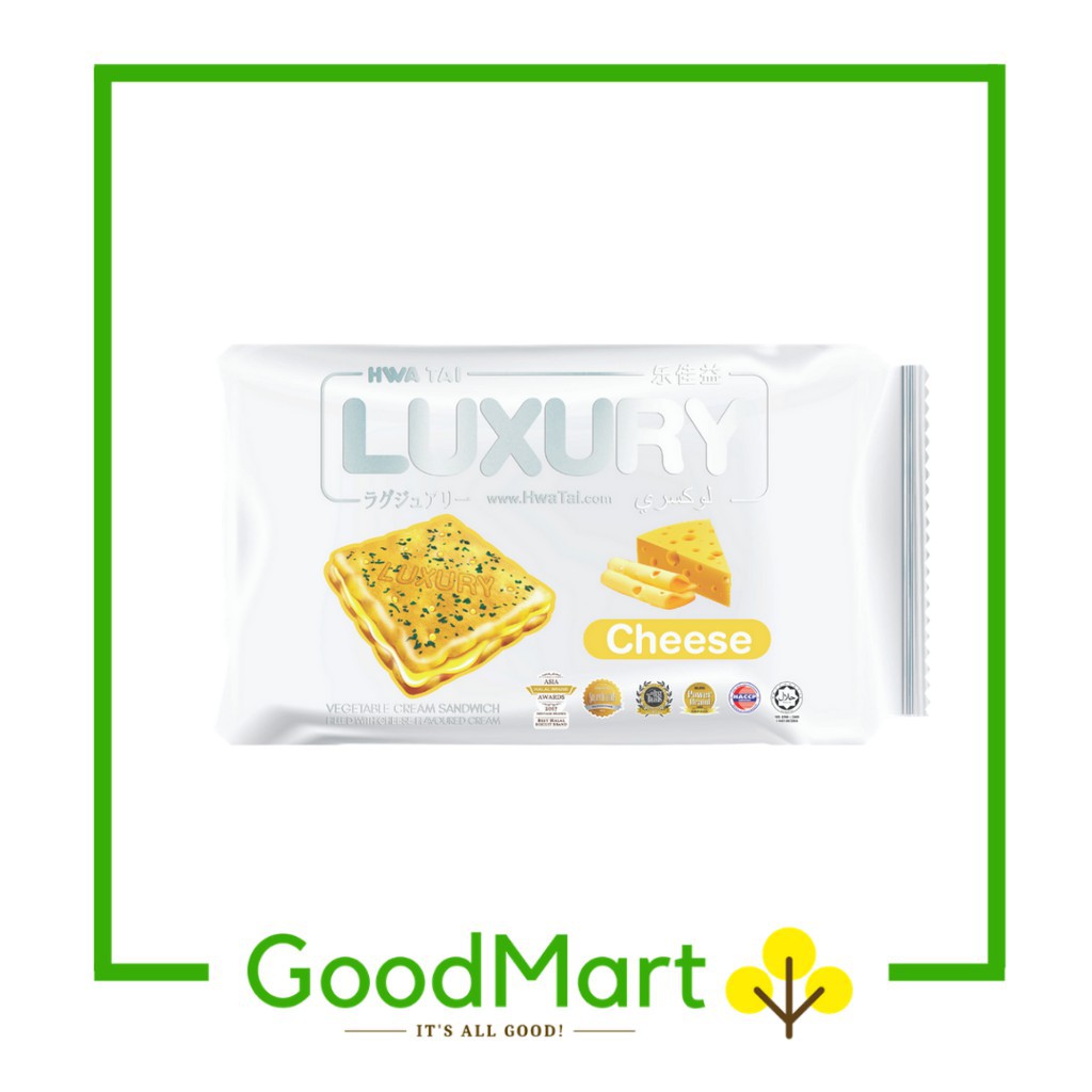 biscuit sugar free biscuits Hwa Tai Luxury Cracker Cheese 200g Shopee Philippines