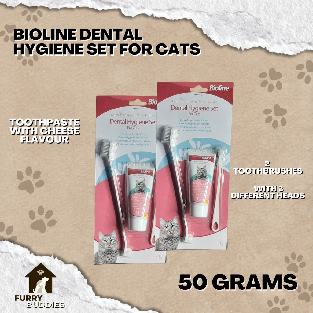 BIOLINE DENTAL HYGIENE SET FOR CATS (50 grams) Shopee Philippines