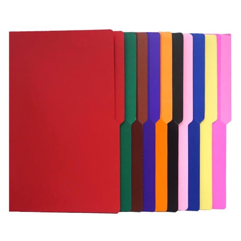 Colored Folder Long and Short (random colors) Shopee Philippines