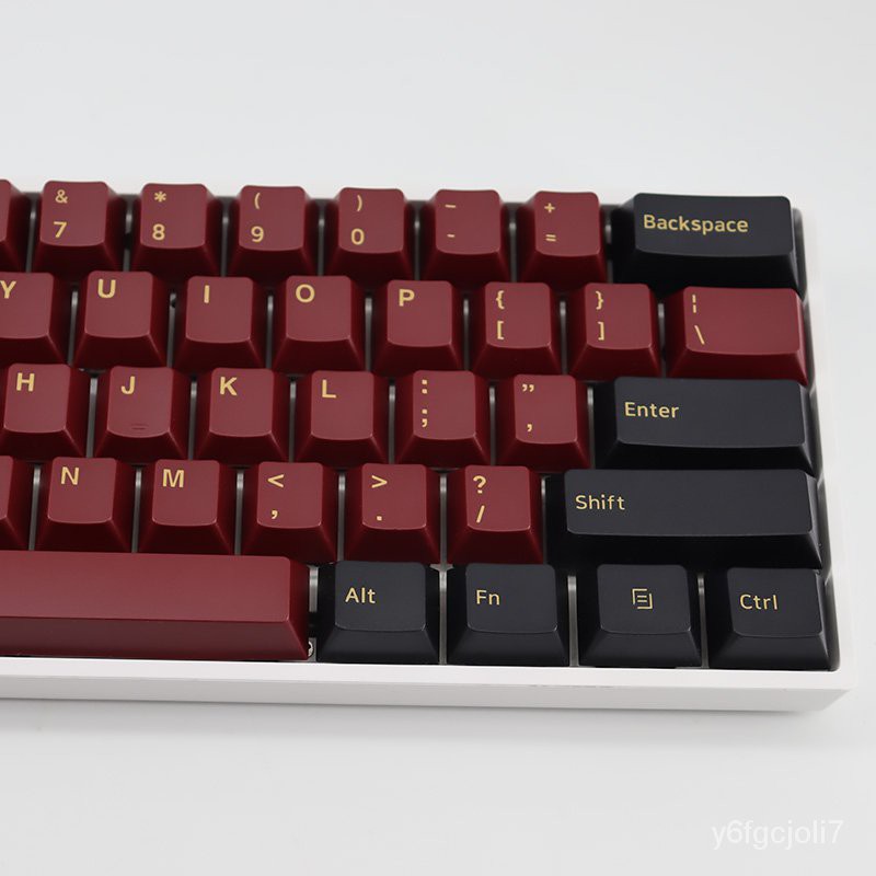 Red Samurai Keycaps PBT Doubleshot Keycap for Mechanical Keyboard Gh60 ...