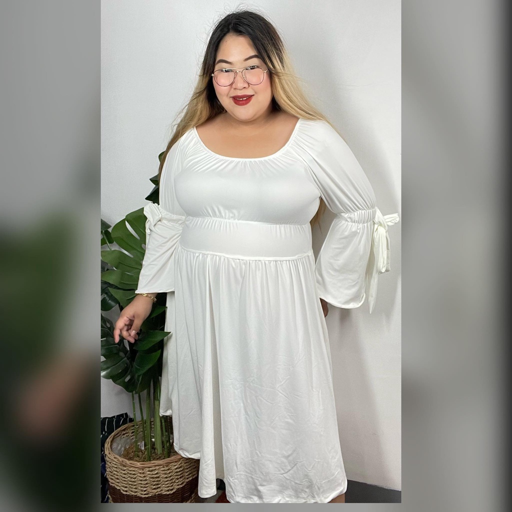 Tyra Plus size Doll Dress with ribbon fits xl5xl Shopee Philippines