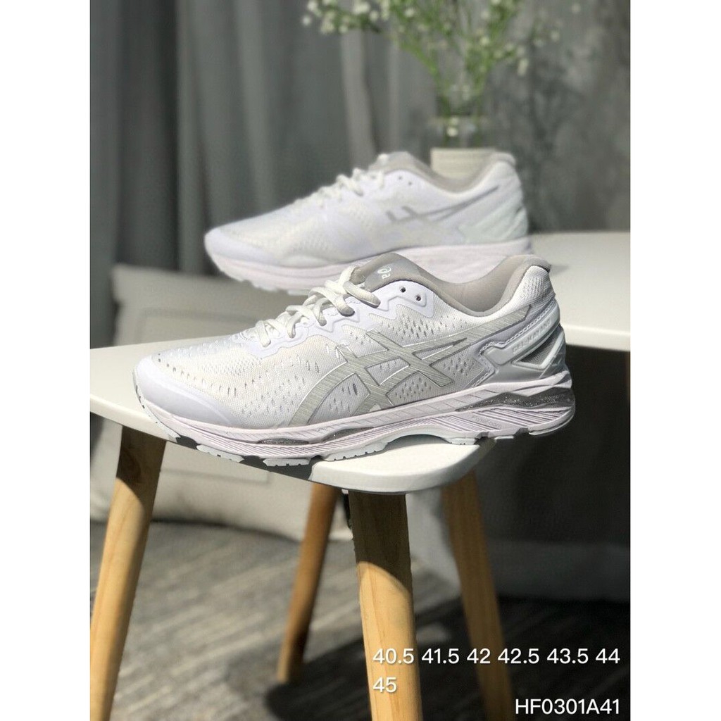 asics kayano 23 white