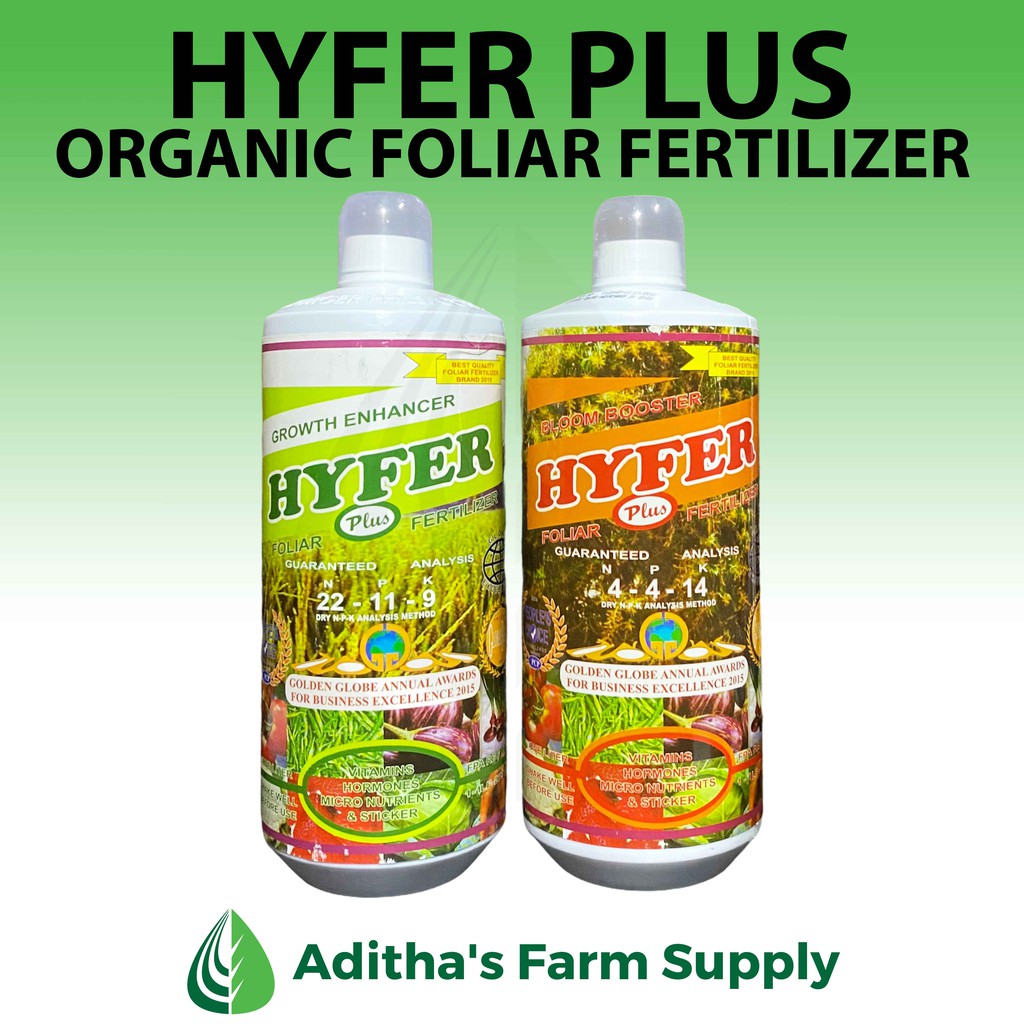 Foliar Fertilizer Hyfer Plus Growth Enhancer/Bloom Booster 100ml