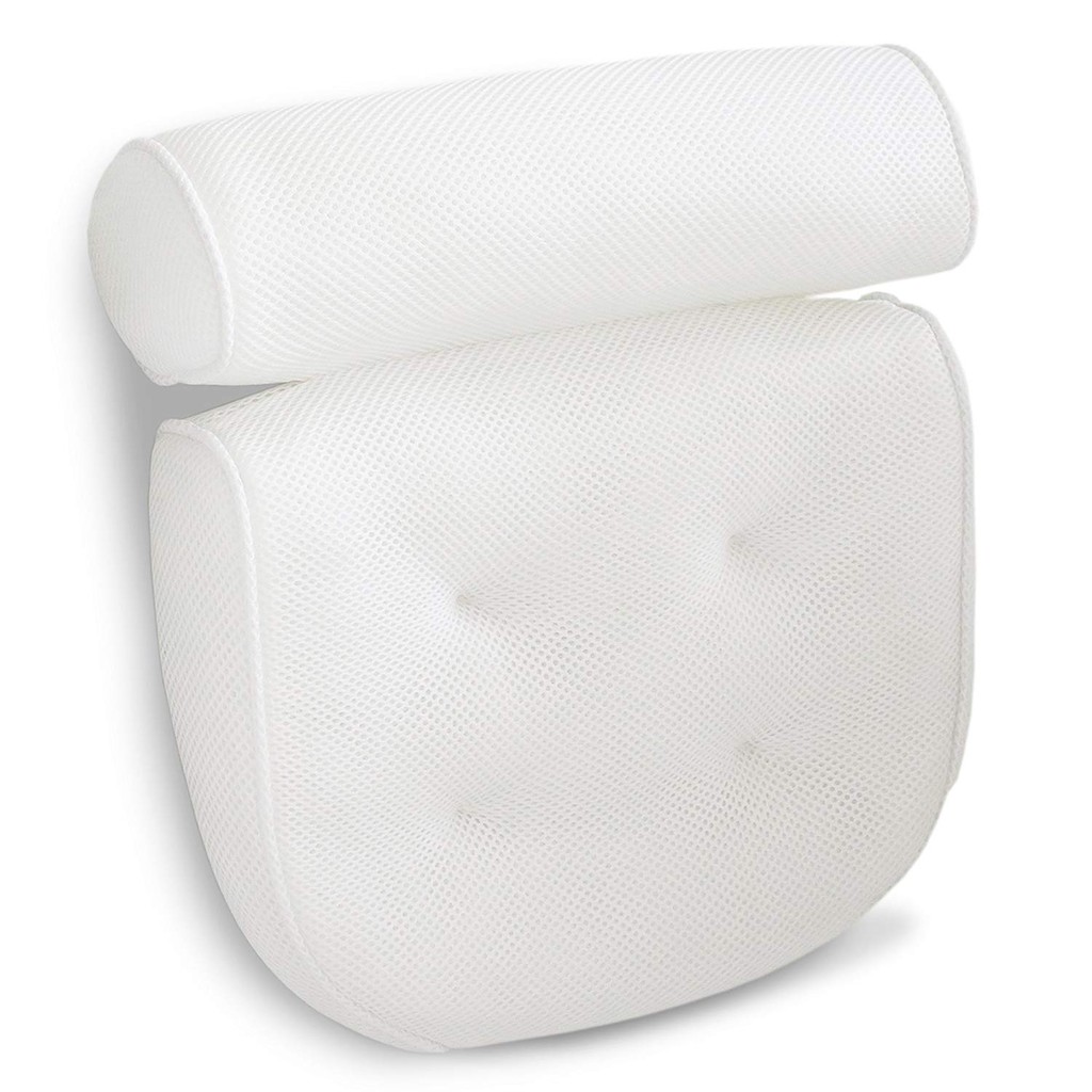 Luxury Spa Bath Pillow With Head Neck Shoulder And Back Support