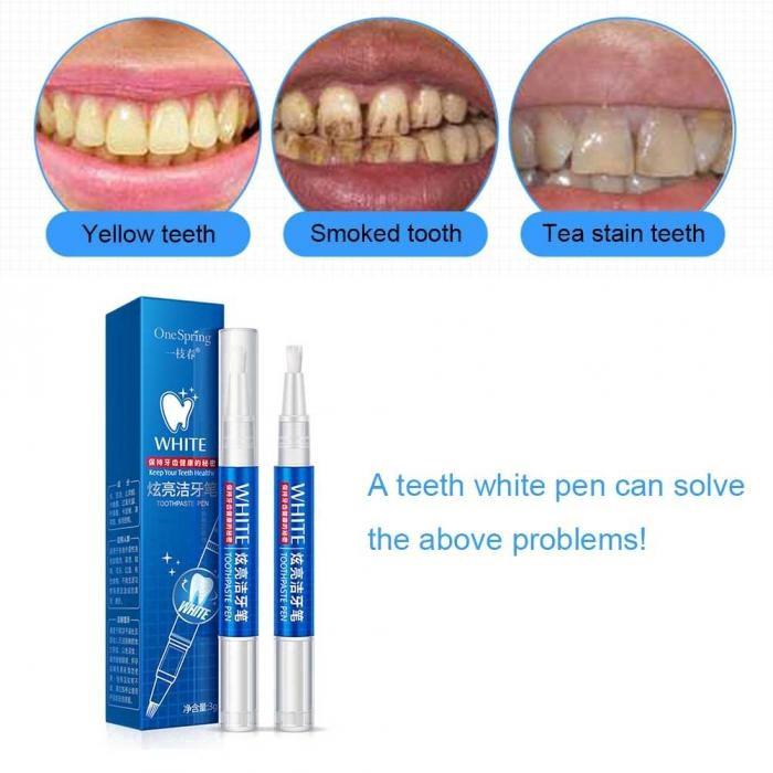 Remove stains teeth whitening led/ dental hygiene pen/ perfect smile