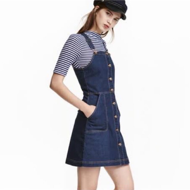 denim jumper dress