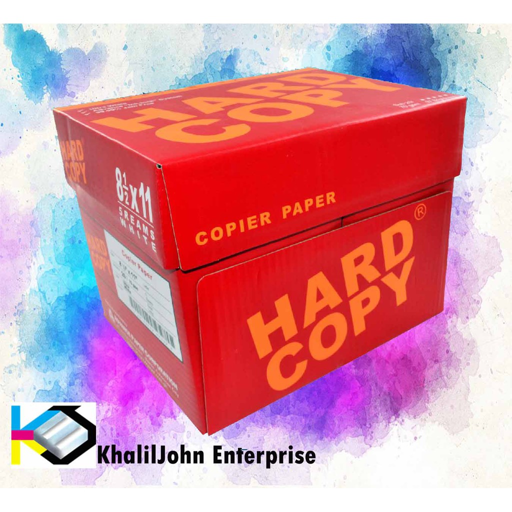 Hard Copy Bond Paper 8 1 4 X 11 3 4 Inches Shopee Philippines