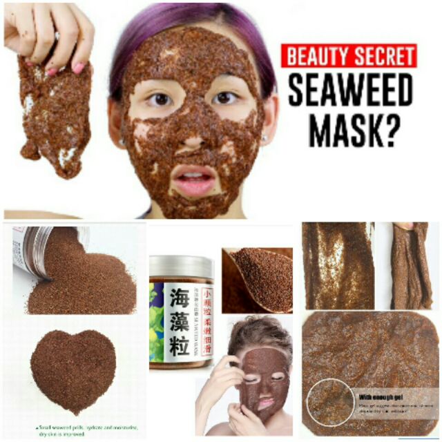 Seaweed face mask