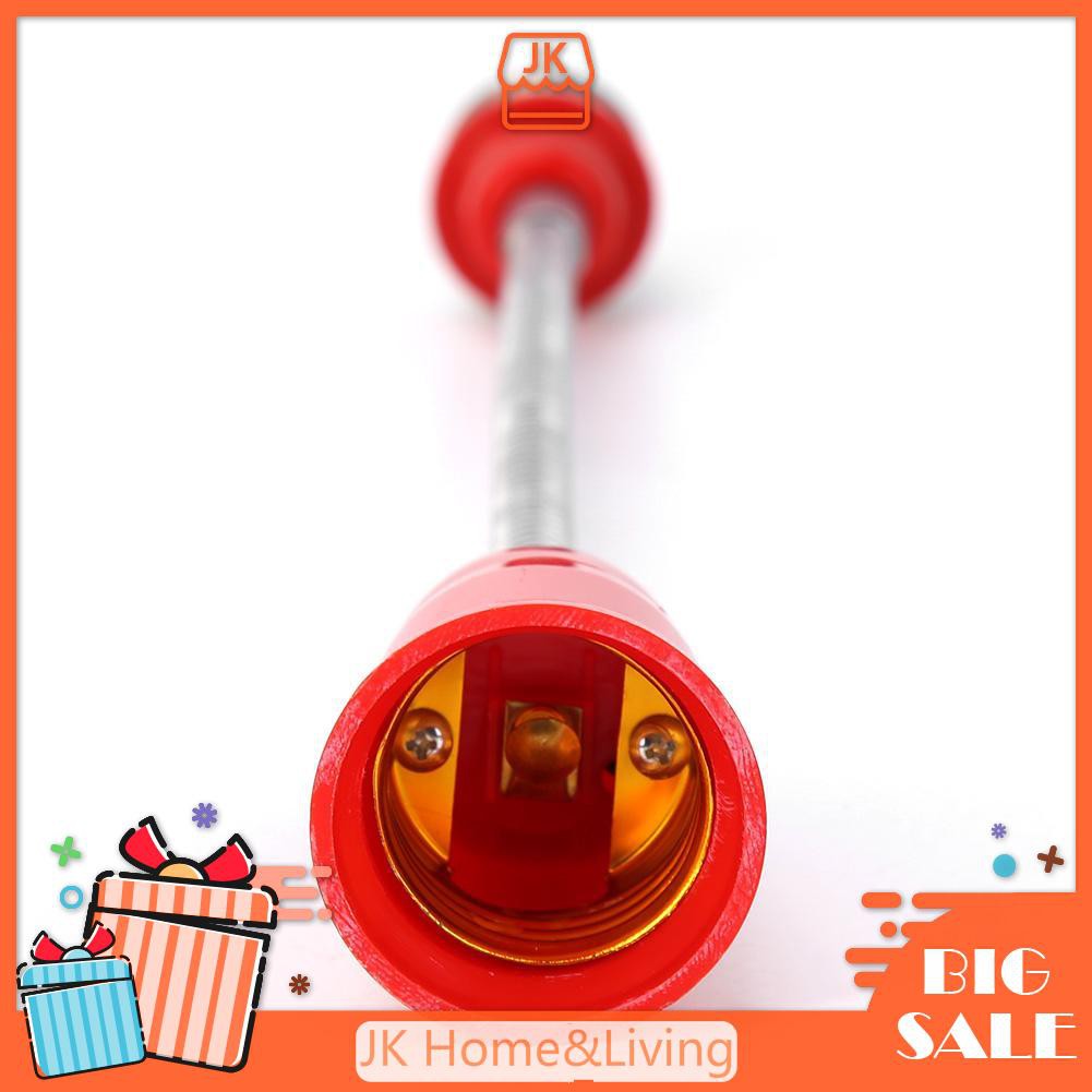 E27 LED Light Bulb Holder Universal Flexible Extension Lamp Adapter Socket /KT