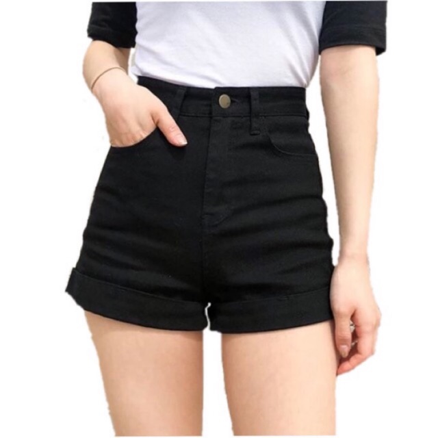 High-Waist Short - Black