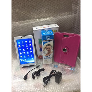 Superking Android Tablet Dual Sim Card with FREE Case , OTG HUB , Extra Screen Protector 1GB + 8GB