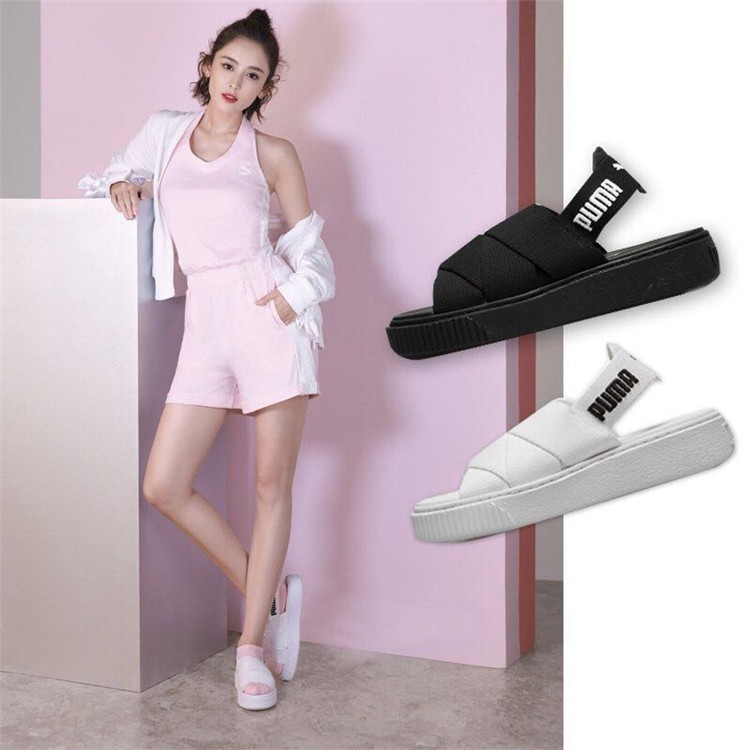 puma platform sandals