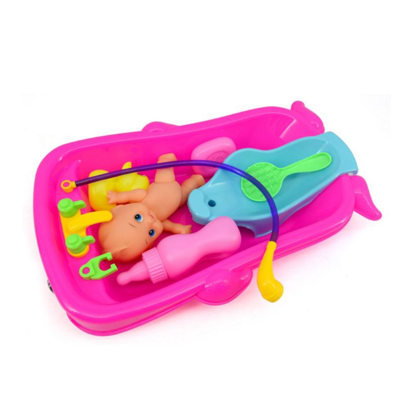 doll and bath set