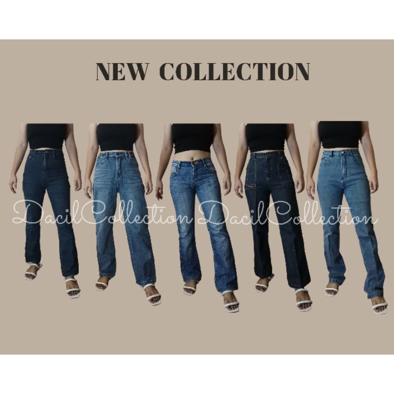 Skinny jeans & Baggy pants (Live selling check out only) Shopee