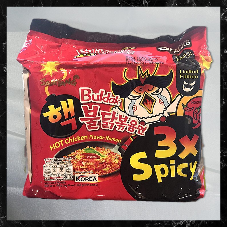 Samyang Buldaknuclear Fire Noodles X3 Spicy Noodles 5 Packs Hot