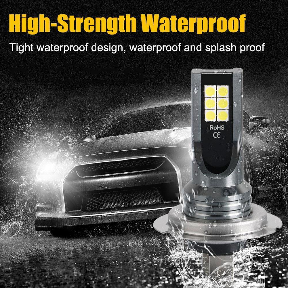 H4 H7 LED CAR Foglamp High Low Beam 80W Automotive 12V 16000LM Auto Led