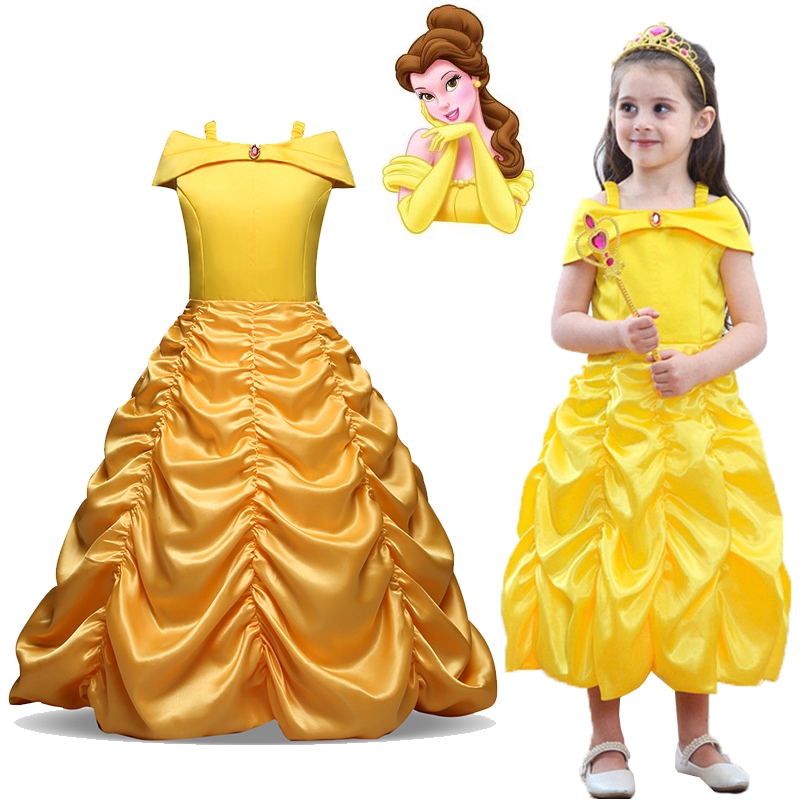 beauty and the beast dress kids