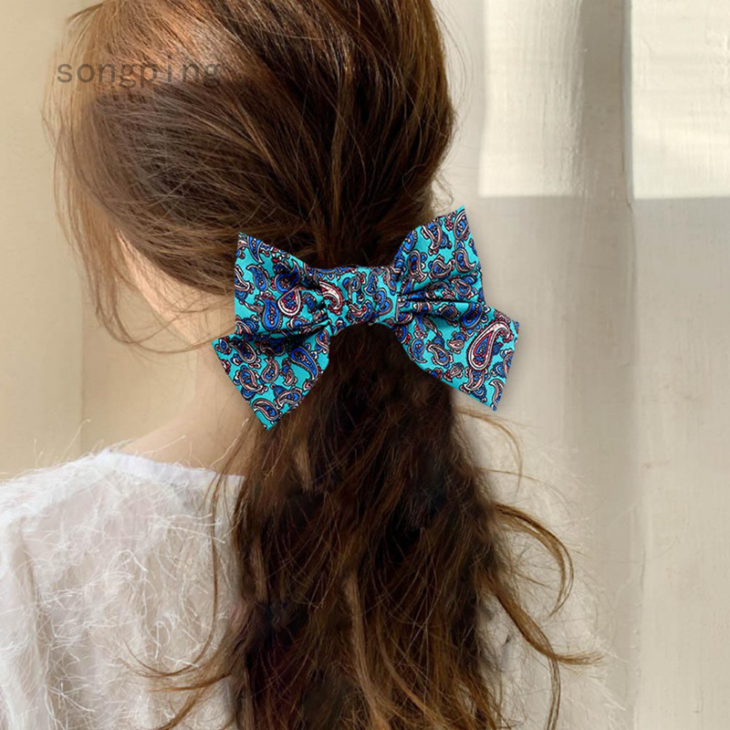 Download songping Big Hair Bow Ties Hair Clips Two Layer Butterfly ...