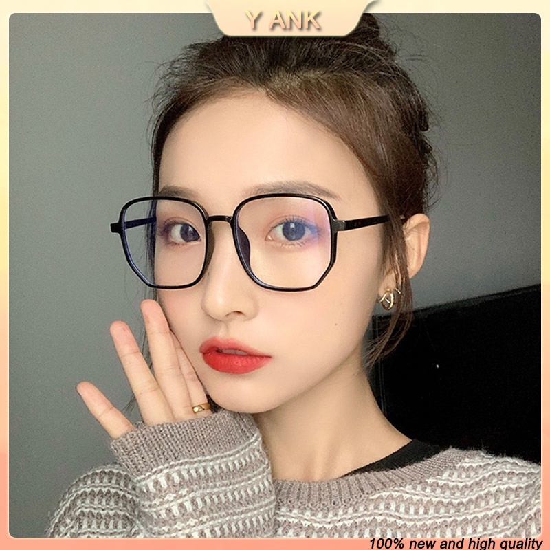 Anti-blue Light Radiation Myopia Glasses Female Korean Goggles Big Face ...