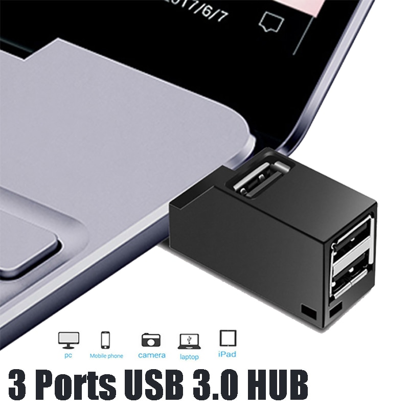 3 Port Usb Hub Mini Usb 2 0 3 0 High Speed Hub Splitter Box For Pc Laptop Mobile Phone U Disk Card R Shopee Philippines