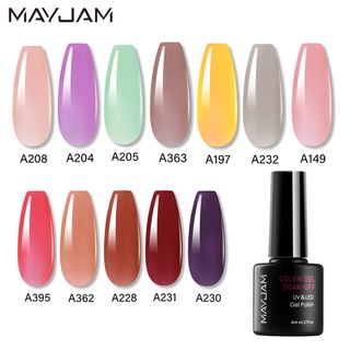 [On Sale!!] MAYJAM 8ML Jelly Gel Lak Manicure Primer Vernis UV Colorful Polishes Hybrid Nair Art