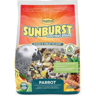 Import- 1.36kg Higgins Sunburst Gourmet Blend Parrot Food - Seed blend parrot conure eclectus bird #1