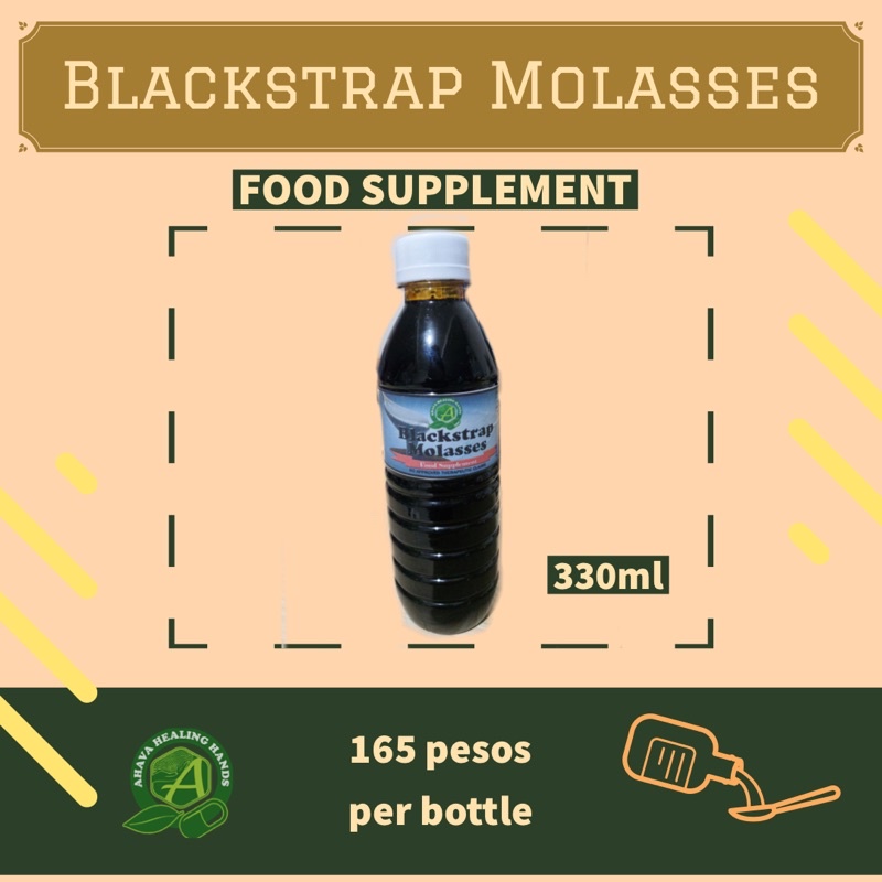 Blackstrap Molasses (330ml/bottle) Food supplement Natural Wellness