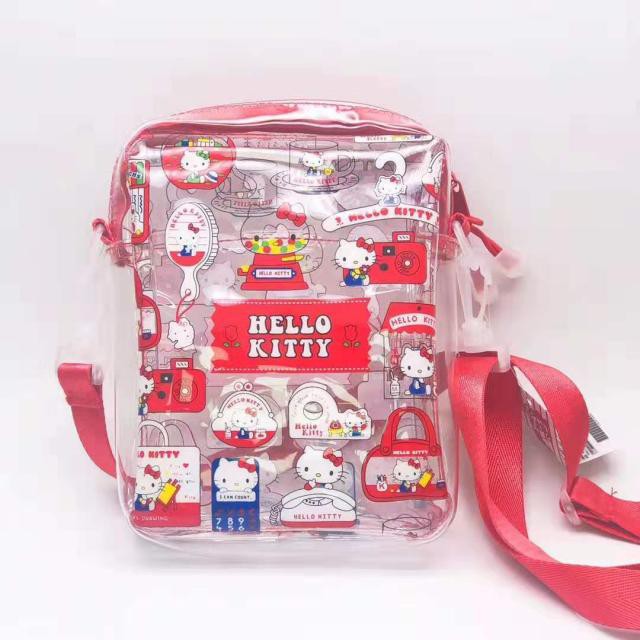 hello kitty transparent bag