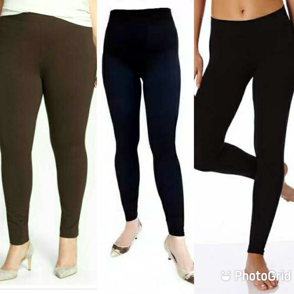 Long Pants Leggings Slimfit Skinny Soft Smooth Shirt Size Xl Xxl Daleman Women S Leggings Shopee Philippines