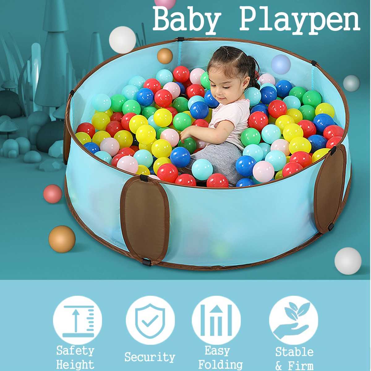 indoor baby fence playpen with balls