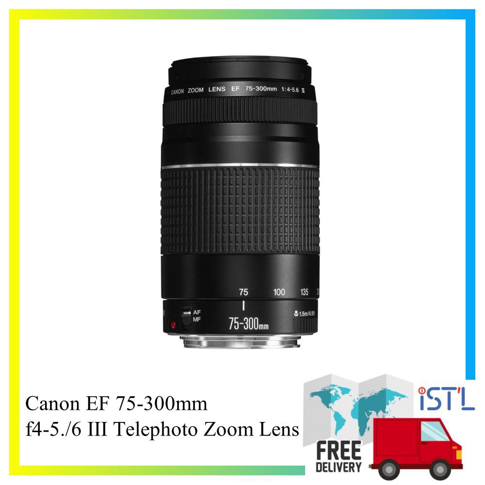 Canon Ef 75 300mm F 4 5 6 Iii Telephoto Zoom Lens For Canon Slr Camera Shopee Philippines