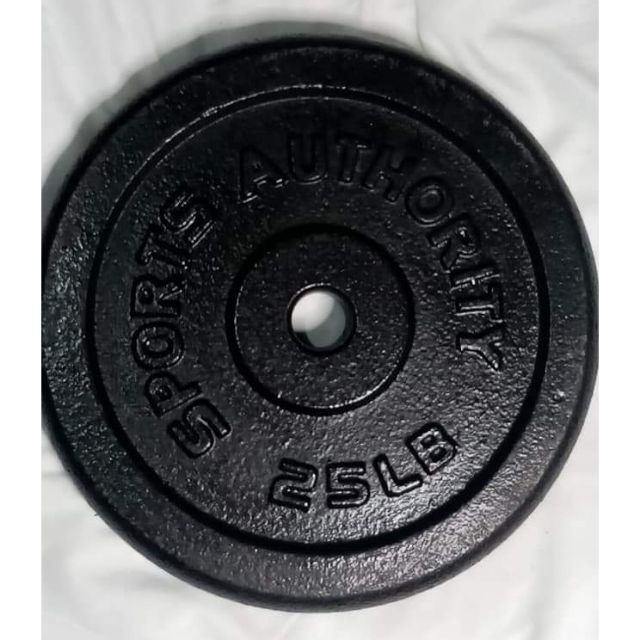 Barbell / Dumbbell Plates 25LBS single Shopee Philippines