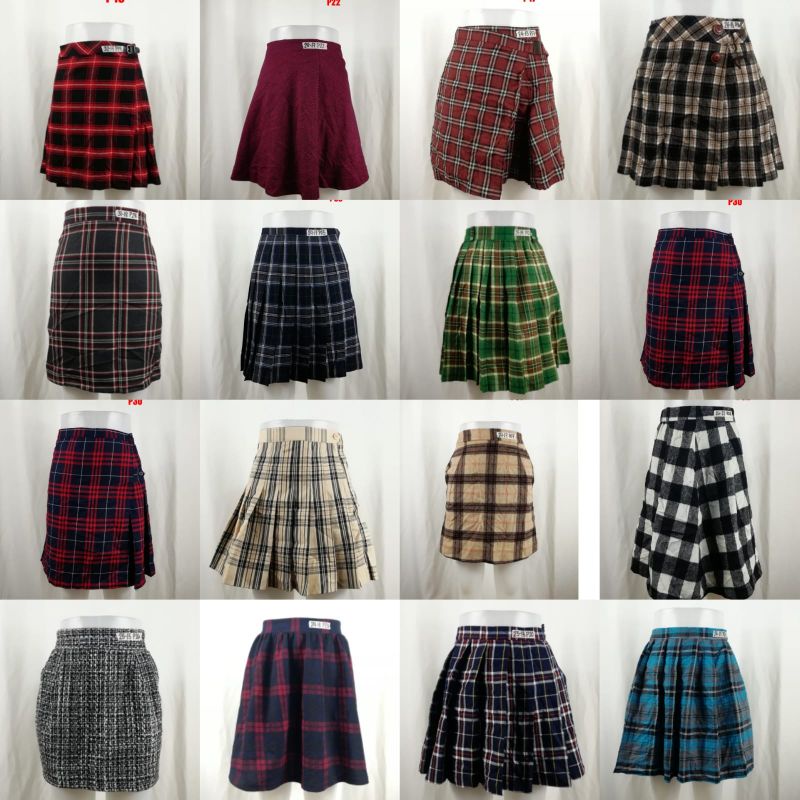 Bestbuyukay Preloved Plaid Skirt New Arrival #9A | Shopee Philippines