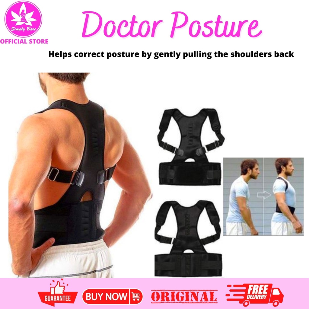 Original Real Doctor Posture Support Brace Corrector Belt Back Brace