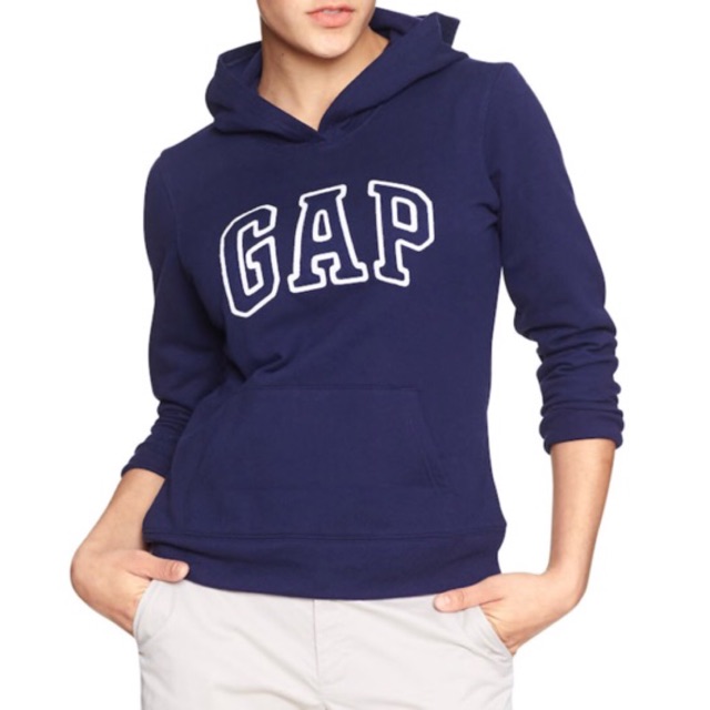 gap hoodie navy