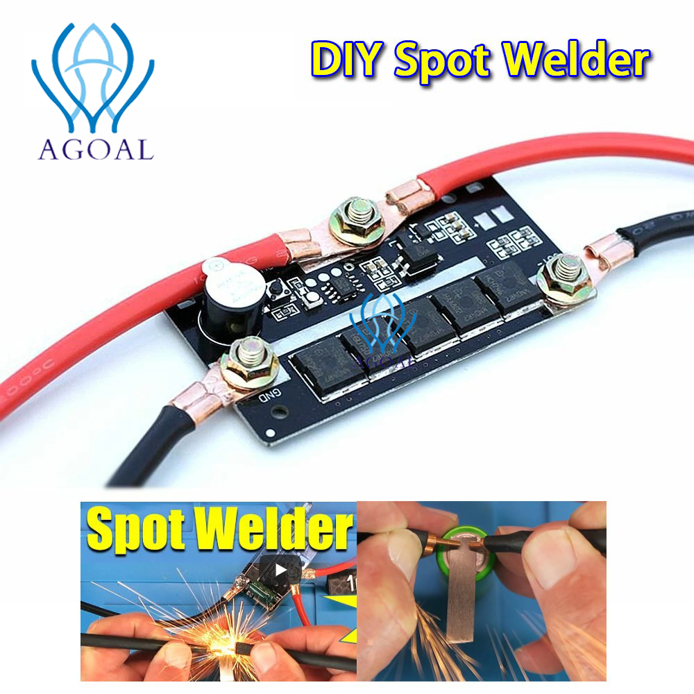 Agoal 12V Battery DIY Spot Welding Machine Spot Welding Pen PCB Circuit