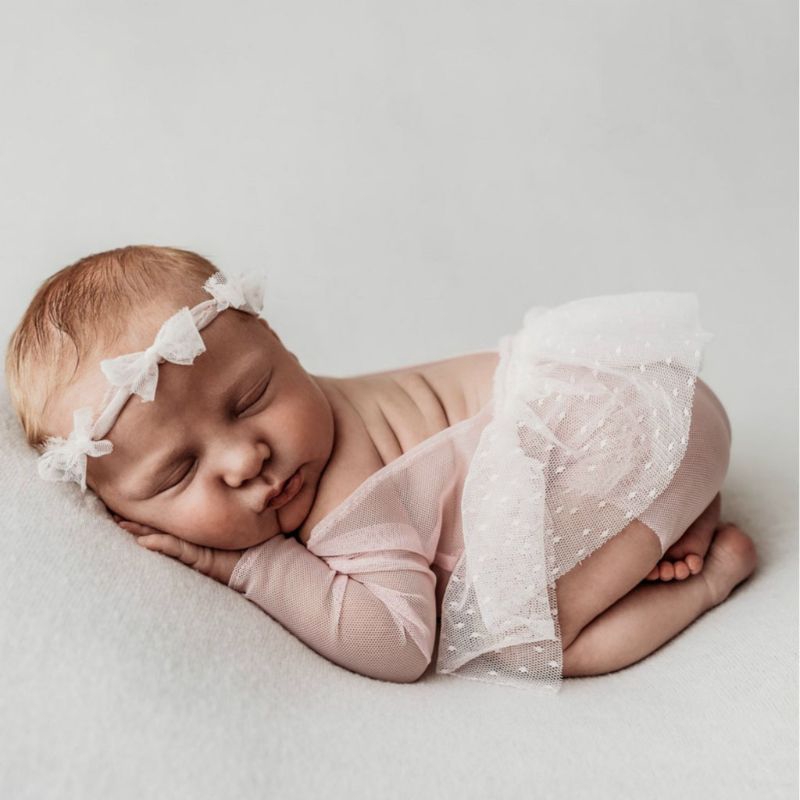 newborn lace romper