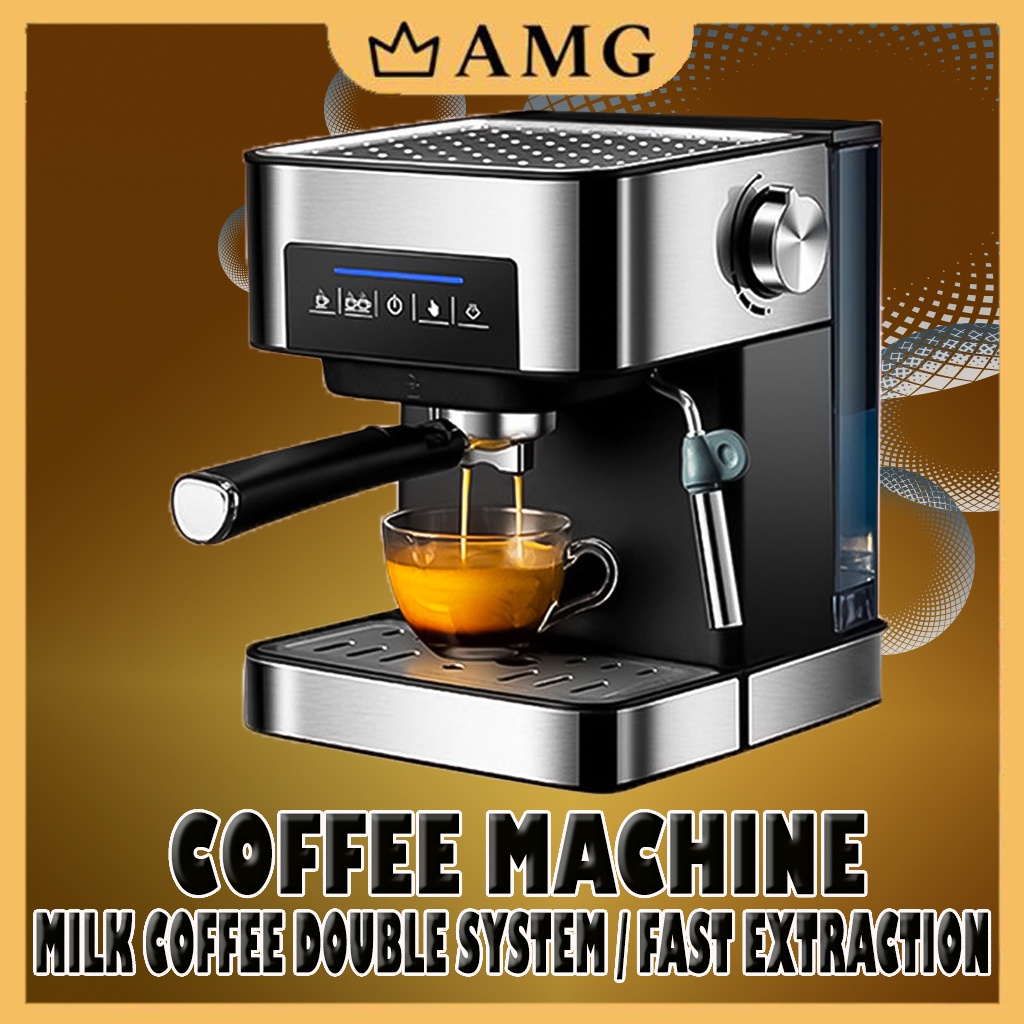 20 Bar Italian Type Espresso Coffee Maker Machine with Milk Frother