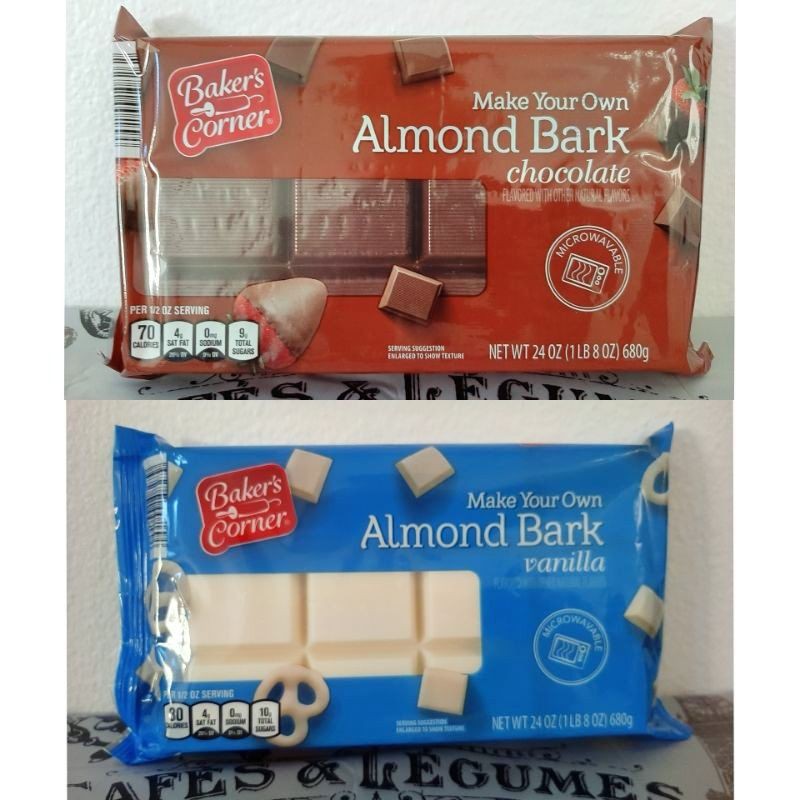 Baker's Corner Almond bark Chocolate Bar (680g) * authentic from USA 🇺🇸