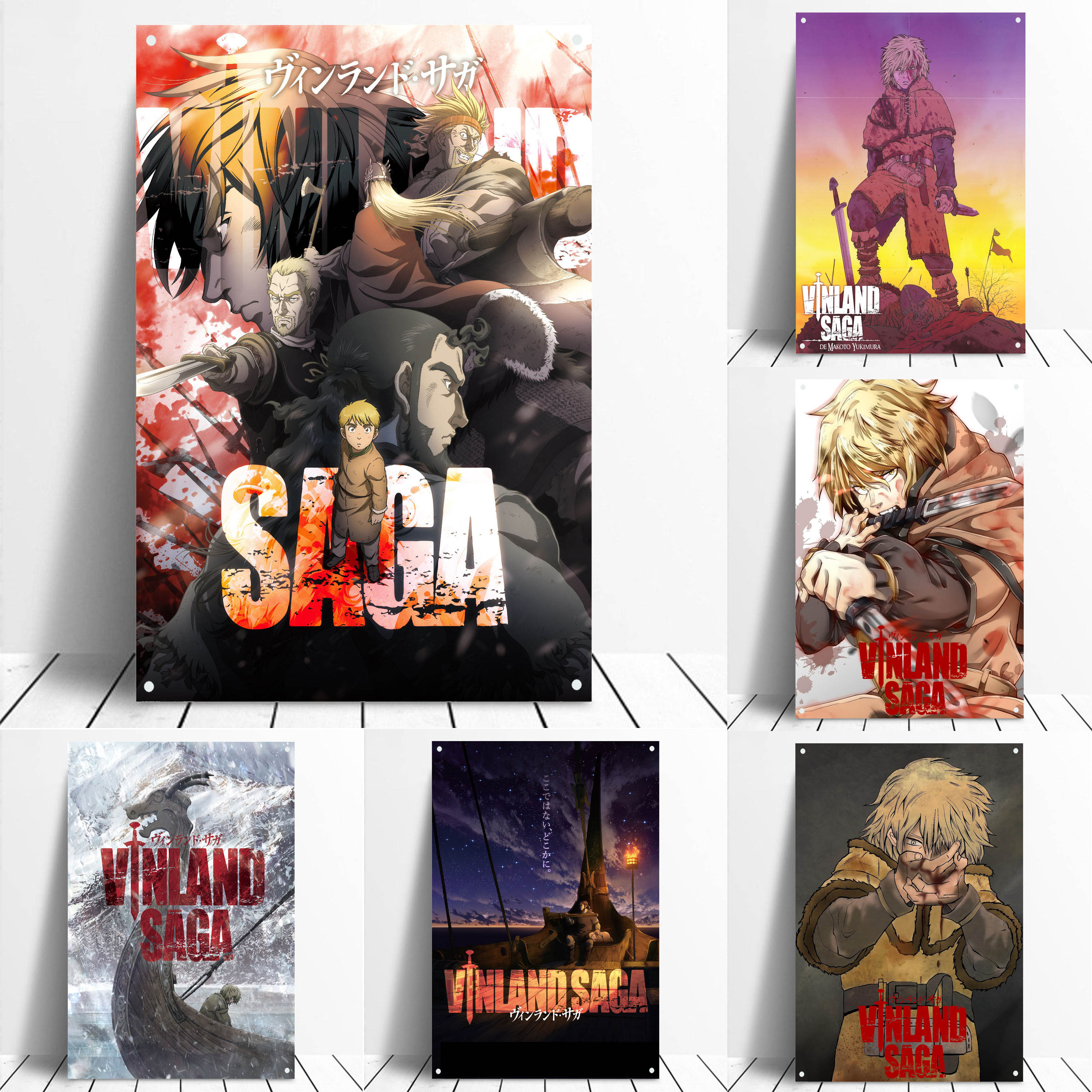 Vinland Saga Metal Poster Tv Shows Movie Game Anime Tin Sign Wall Art Decor Mz2148 Shopee Philippines