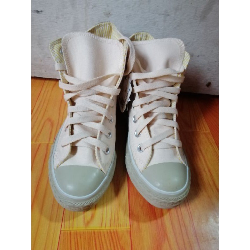 converse cream high cut