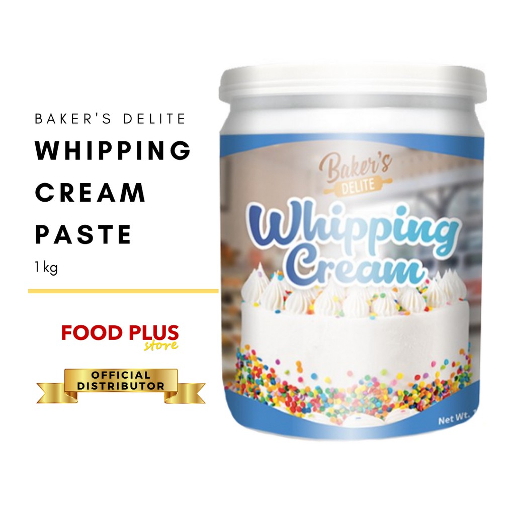 Baker's Delite Whipping Cream Paste (1kg) Shopee Philippines