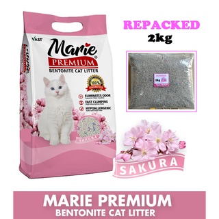 MARIE Premium Cat Sand (REPACKED) - SAKURA | 2kg