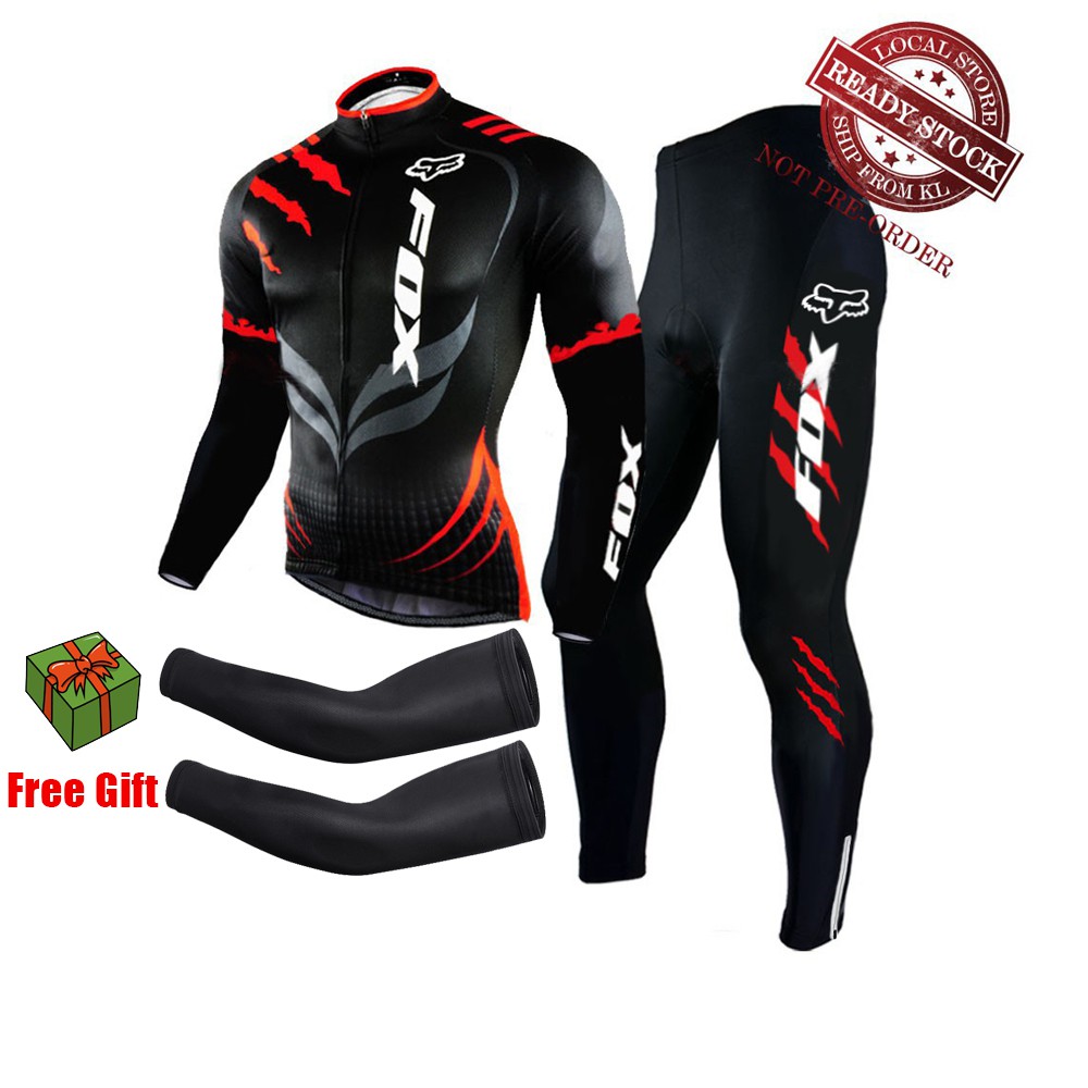 long sleeve cycling jersey