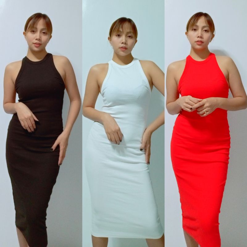 bodycon midi dress zara