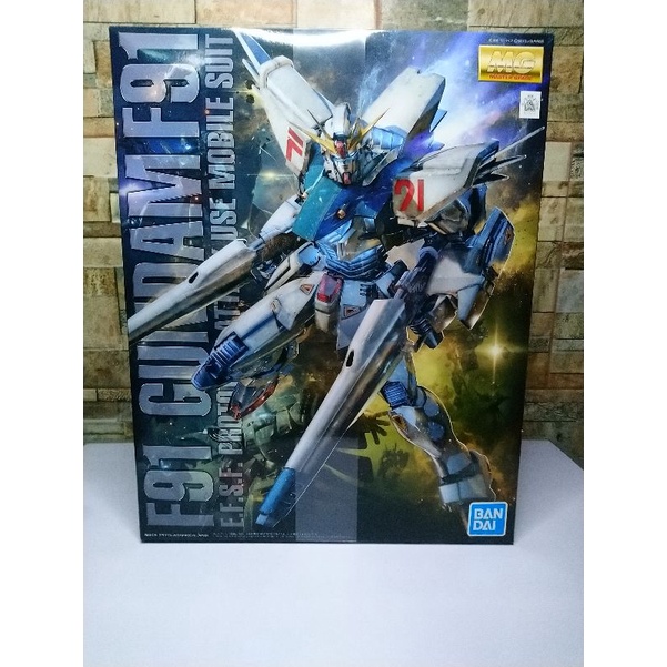 Master Grade MG F91 Gundam Ver 2.0 EFSF Prototype Attack Use Mobile ...