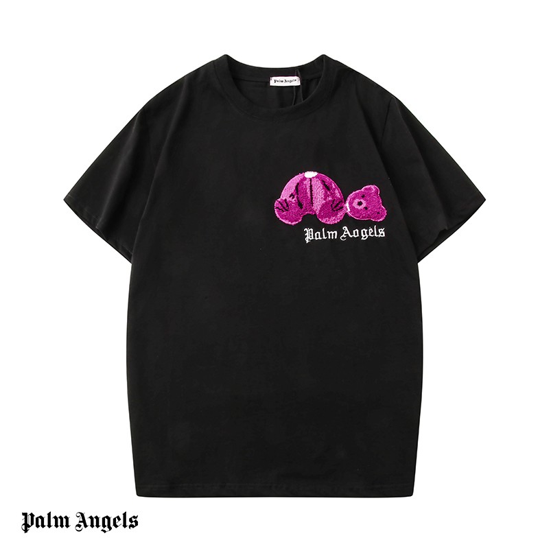 palm angels t shirt pink bear