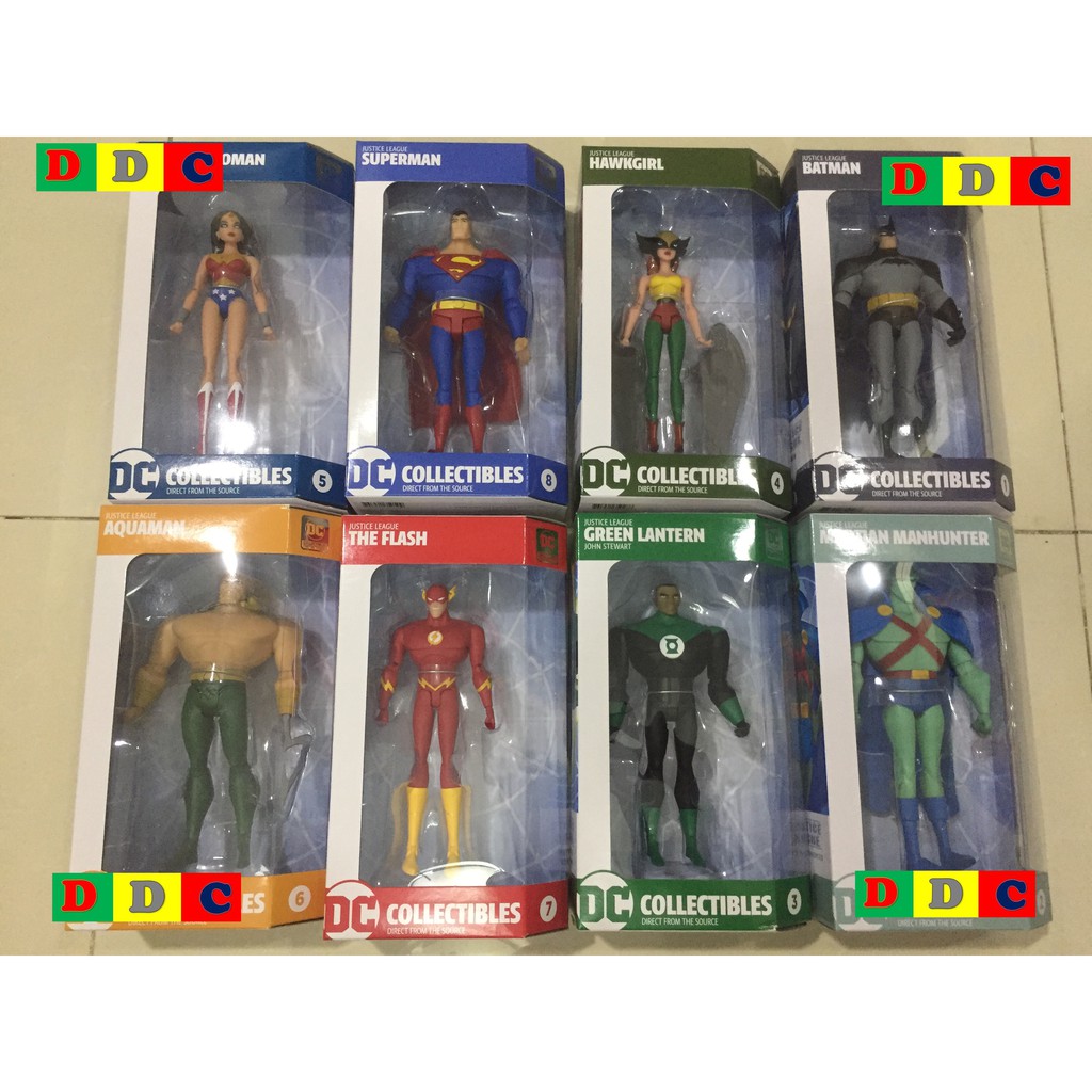 DC COLLECTIBLES JUSTICE LEAGUE ANIMATED SERIES SET OF 8 (SEALED) | Shopee  Philippines